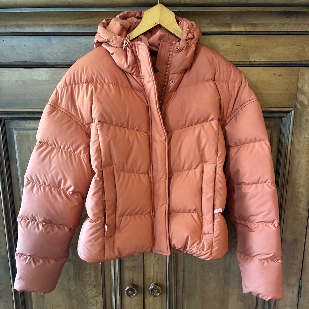 LLBean Cropped Puffer Jacket
